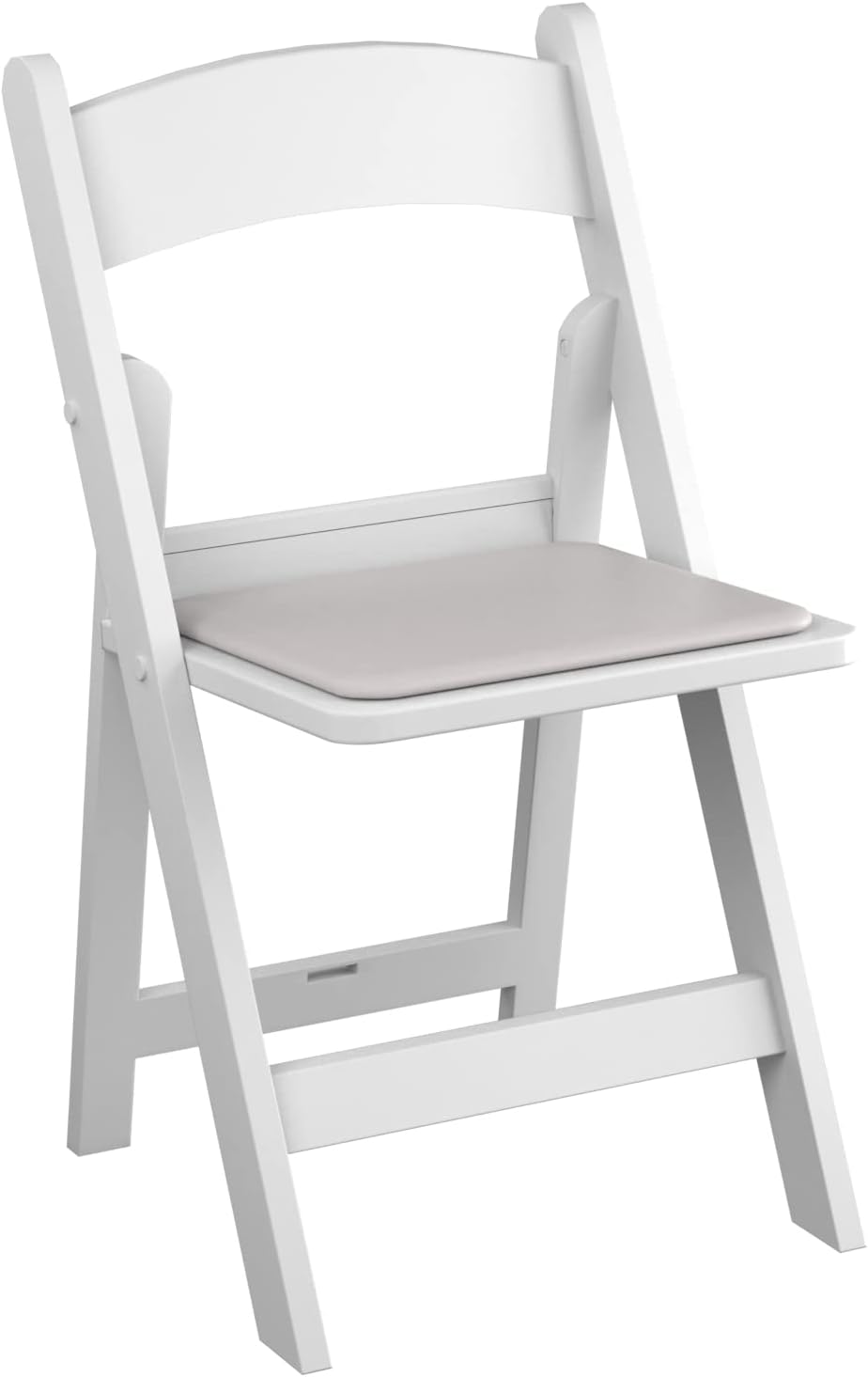White Resin Folding Chair Set