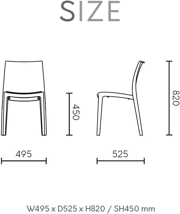 Fuchsia Stackable Dining Chairs