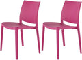 Fuchsia Stackable Dining Chairs