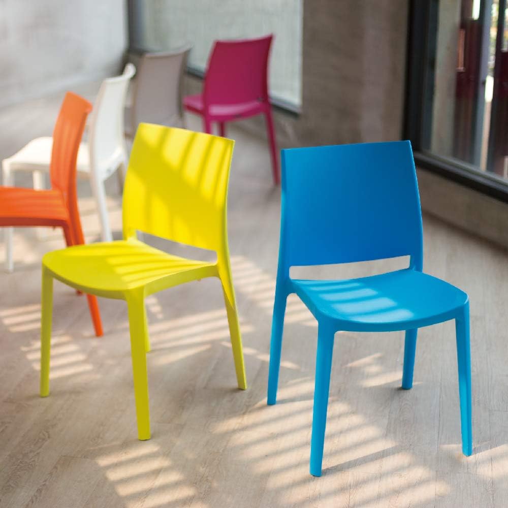 Fuchsia Stackable Dining Chairs
