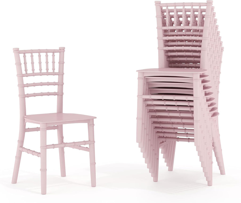Pink Kids Resin Event Chairs