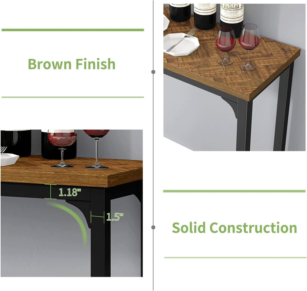 Brown Multi-Piece Breakfast Table Set