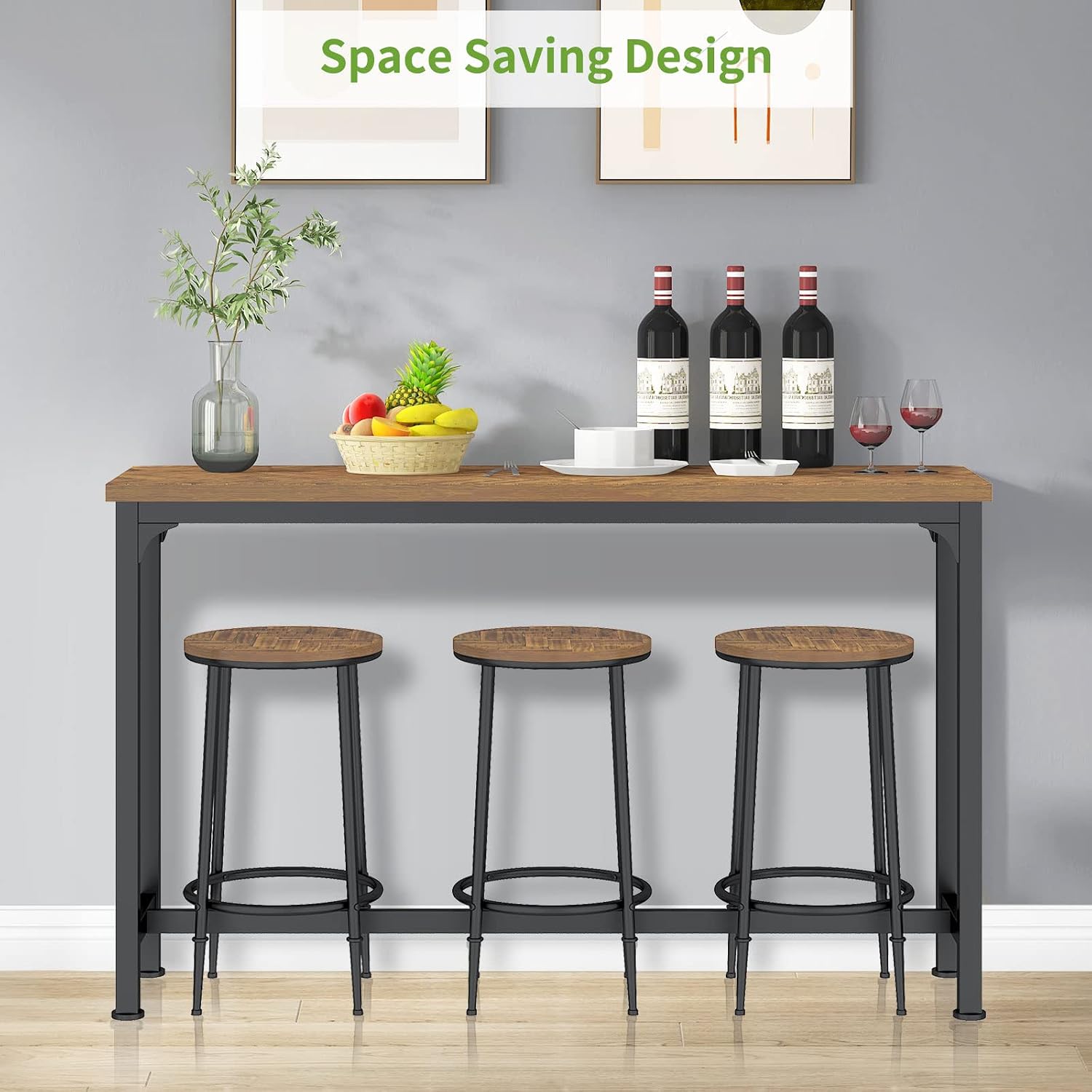 Brown Multi-Piece Breakfast Table Set