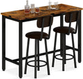 Industrial Backrest Dining Table Set