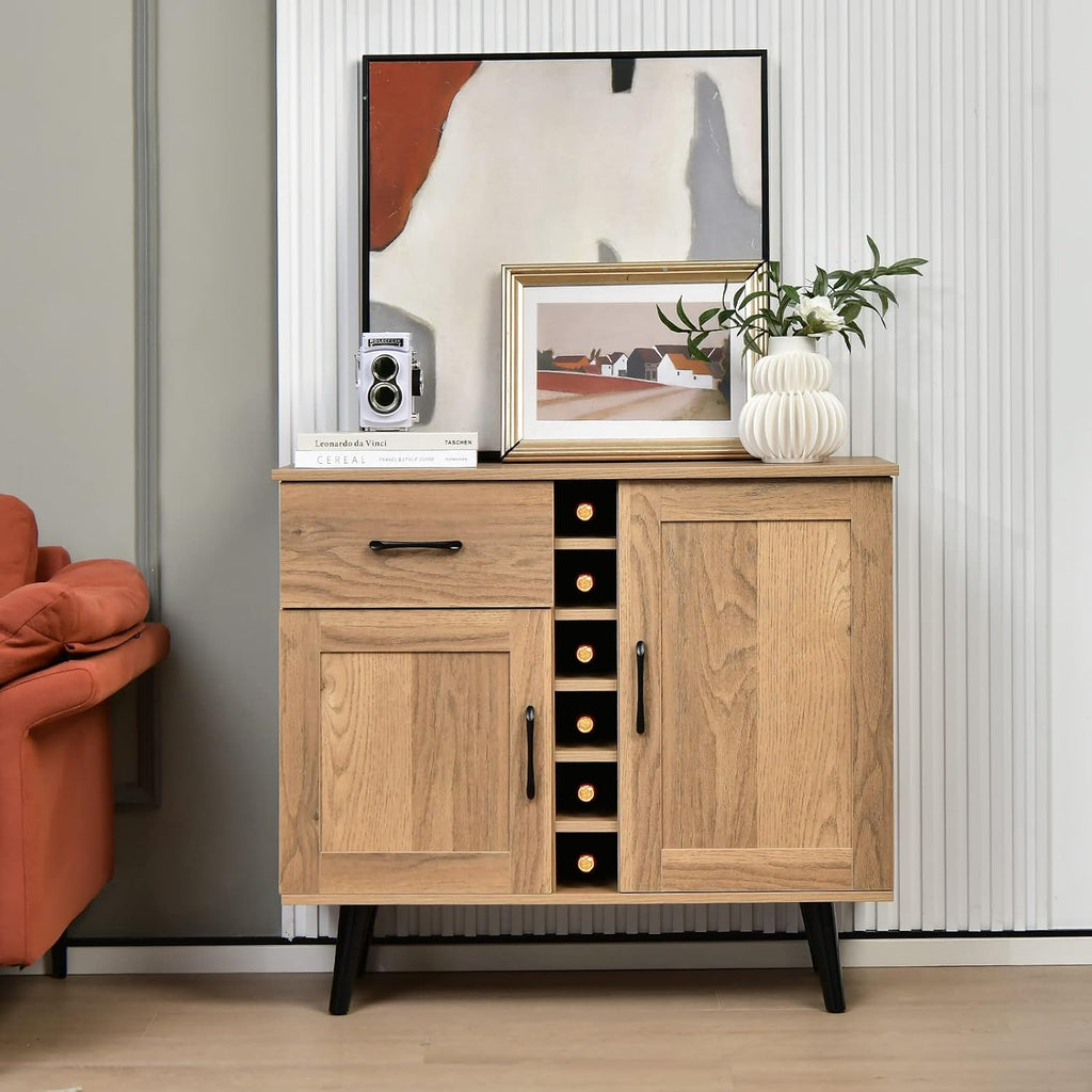 Oak Wine Storage Sideboard