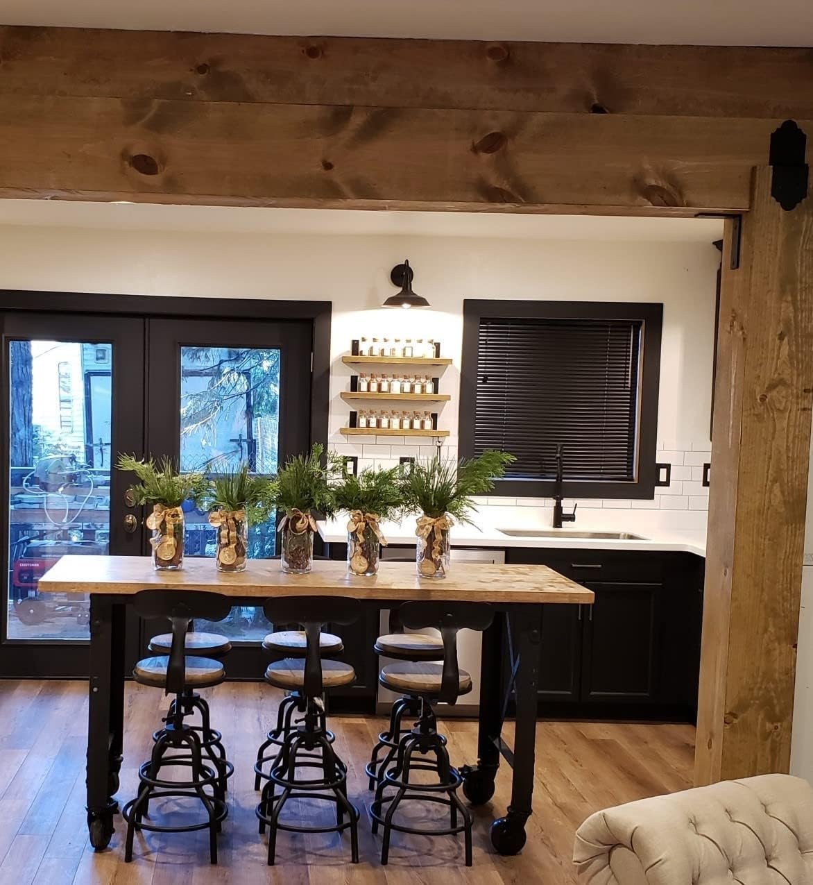 Rectangular Adjustable Dining Set