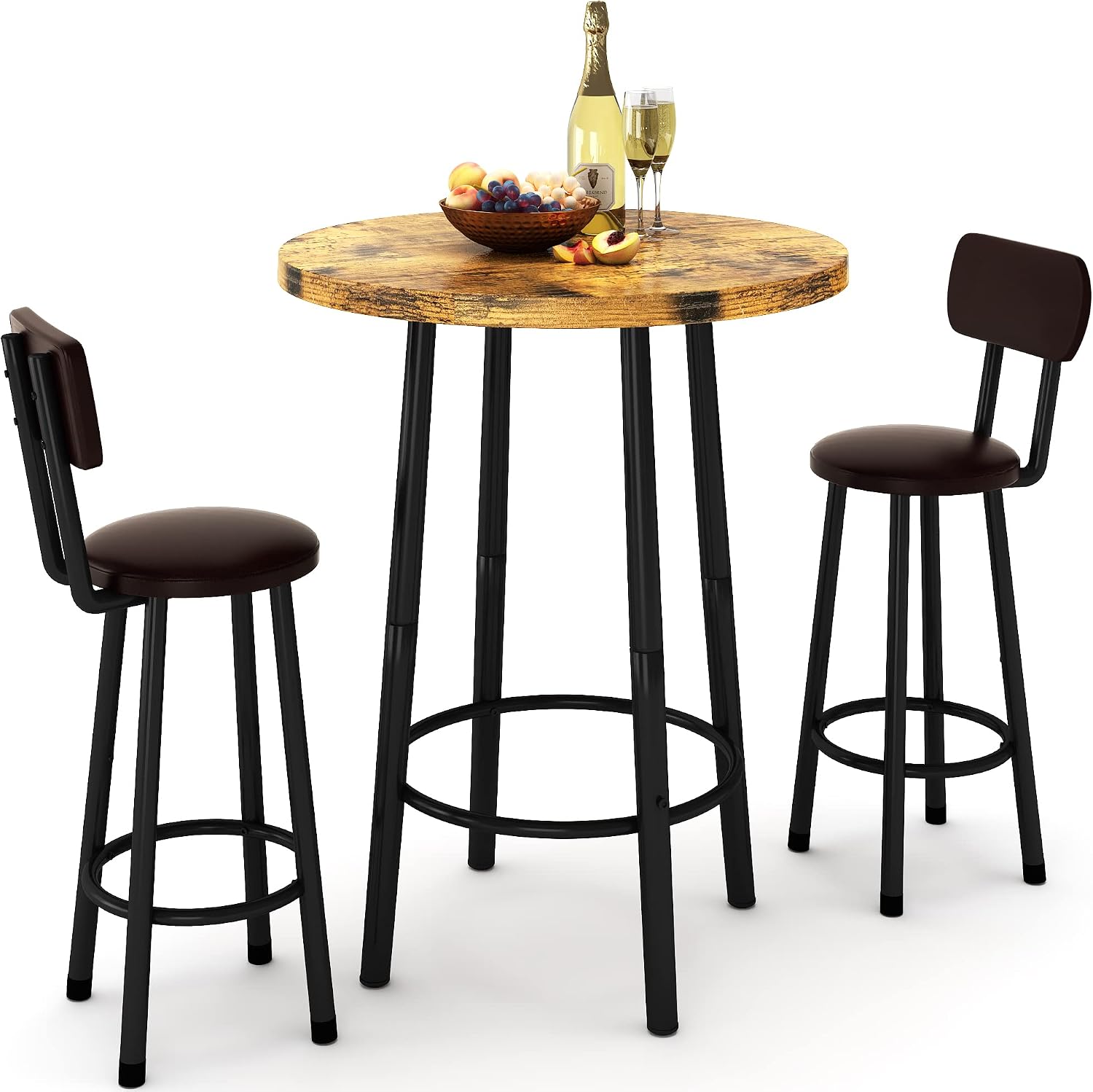 Modern 3-Piece Dining Table Set