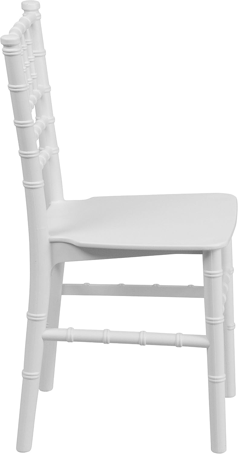 White Kids Resin Event Chairs