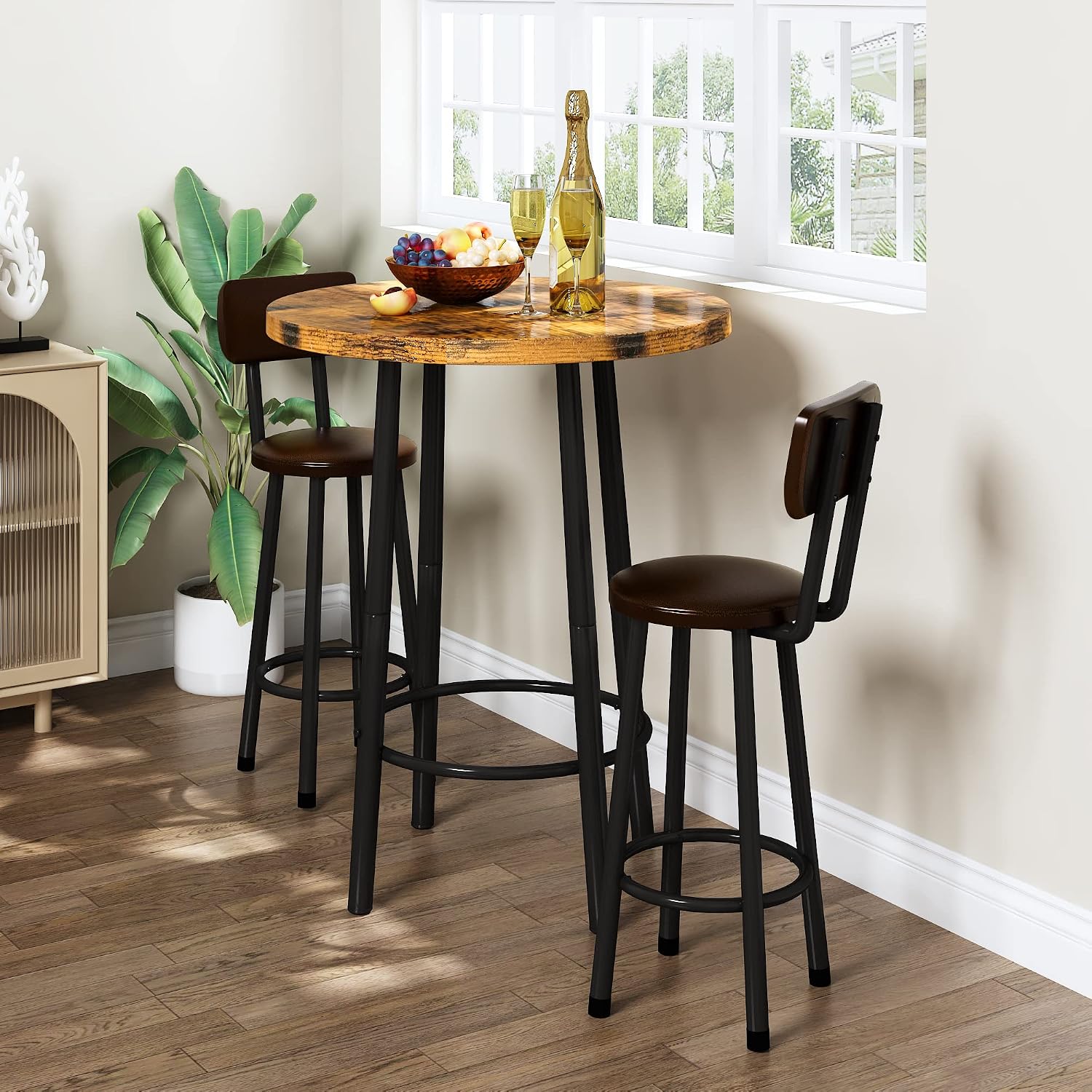 Modern 3-Piece Dining Table Set
