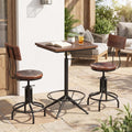 Adjustable Square Bar Table Set